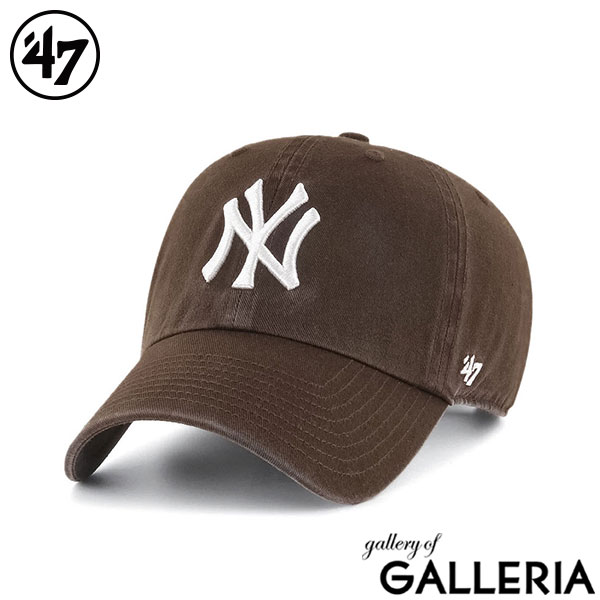 47 キャップ メンズ レディース ブランド フォーティーセブン CLEAN UP 帽子 ベースボールキャップ ロゴ おしゃれ コットン シンプル カジュアル かっこいい サイズ調整 クリーンナップ New York Yankees ニューヨーク・ヤンキース