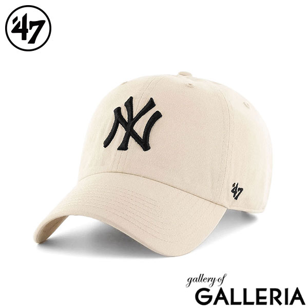 47 キャップ メンズ レディース ブランド フォーティーセブン CLEAN UP 帽子 ベースボールキャップ ロゴ おしゃれ コットン シンプル カジュアル かっこいい サイズ調整 クリーンナップ New York Yankees ニューヨーク・ヤンキース