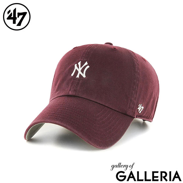 47 キャップ メンズ レディース ブランド フォーティーセブン 帽子 ベースボールキャップ ロゴ おしゃれ コットン シンプル カジュアル かっこいい サイズ調整 ウォッシュド加工 クリーンナップ ベースランナー