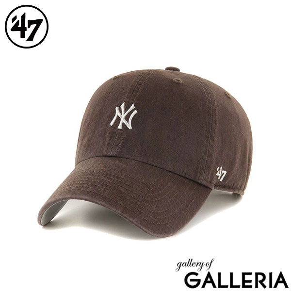 47 キャップ メンズ レディース ブランド フォーティーセブン 帽子 ベースボールキャップ ロゴ おしゃれ コットン シンプル カジュアル かっこいい サイズ調整 ウォッシュド加工 クリーンナップ ベースランナー
