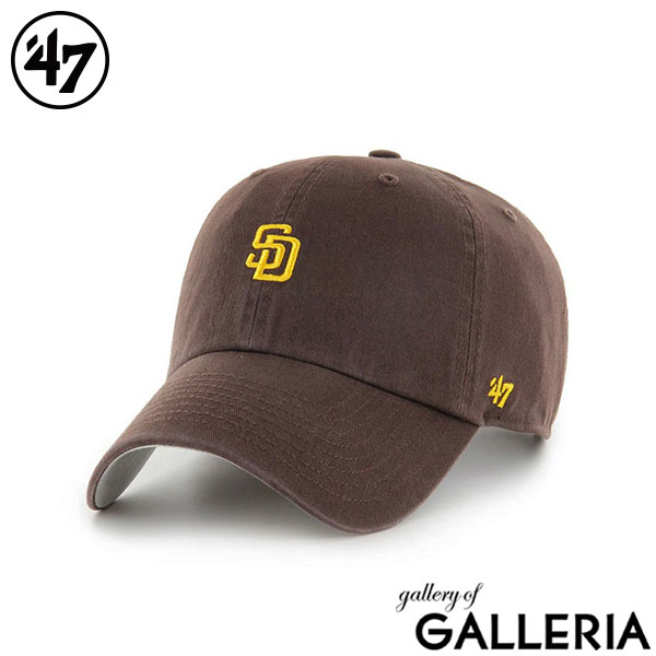 47 キャップ メンズ レディース ブランド フォーティーセブン 帽子 ベースボールキャップ ロゴ おしゃれ コットン シンプル カジュアル かっこいい サイズ調整 ウォッシュド加工 クリーンナップ ベースランナー