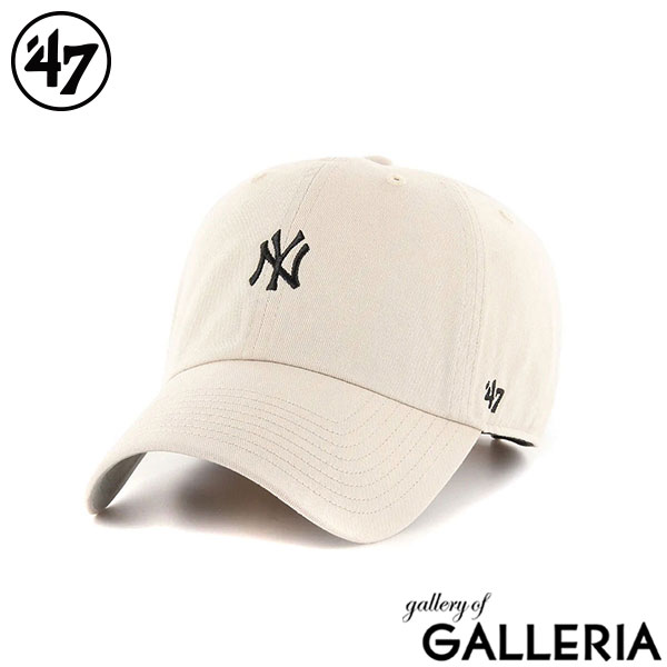 47 キャップ メンズ レディース ブランド フォーティーセブン 帽子 ベースボールキャップ ロゴ おしゃれ コットン シンプル カジュアル かっこいい サイズ調整 ウォッシュド加工 クリーンナップ ベースランナー