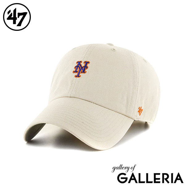 47 キャップ メンズ レディース ブランド フォーティーセブン 帽子 ベースボールキャップ ロゴ おしゃれ コットン シンプル カジュアル かっこいい サイズ調整 ウォッシュド加工 クリーンナップ ベースランナー