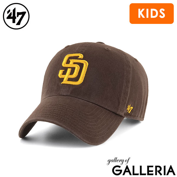 47 キャップ ブランド 男の子 女の子 フォーティーセブン キッズ キッズキャップ 帽子 子ども 子供 男子 女子 小学生 園児 ベースボールキャップ ロゴ おしゃれ コットン サイズ調整 キッズクリーンナップ