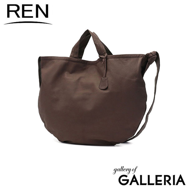 REN ショルダーバッグ レディース メンズ 斜めがけバッグ レン バッグ A4 軽い 軽量 大人 本革 革 レザー ショルダー 2WAY トートバッグ トート 山羊革 おしゃれ ラウンド bare 2wayサークルショルダー 1-11-30642