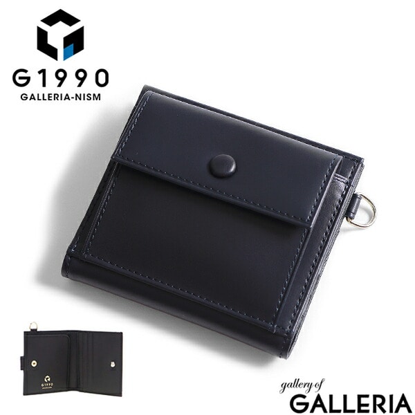 二つ折り財布 メンズ G1990 Raffine ラフィネ FOLDED MINI WALLET FRENCH KIP 二つ折り 財布 ミニ財布 コンパクト 小さめ 本革 フレンチキップ レザー ジーイチキュウキュウゼロ B01002-03