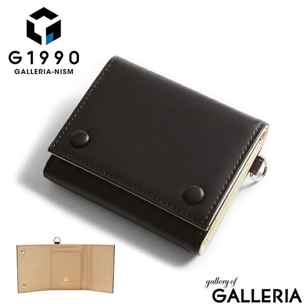 三つ折り財布 メンズ G1990 Raffine ラフィネ TRI-FOLDED WALLET FRENCH KIP 三つ折り 財布 ミニ財布 コンパクト 小さめ 本革 フレンチキップ レザー ジーイチキュウキュウゼロ B01002-05