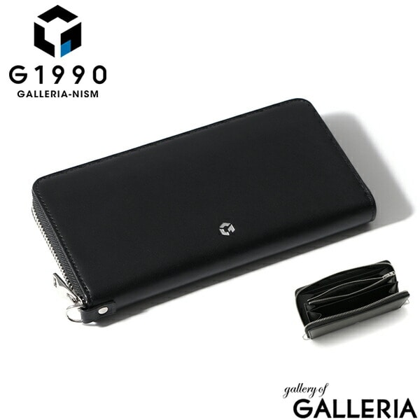 長財布 メンズ G1990 Solace ソレス ROUND ZIP LONG WALLET FRACTALE CALTUS ラウンドファスナー 財布 小銭入れ 大容量 本革 革 牛革 レザー ジーイチキュウキュウゼロ B01003-01