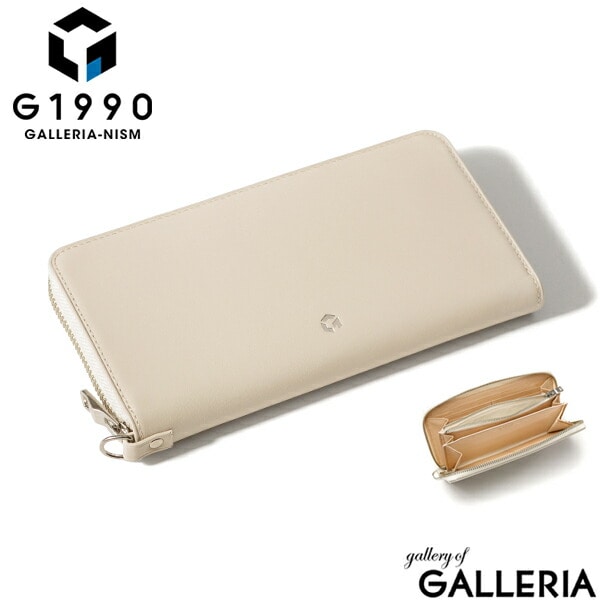 長財布 メンズ G1990 Solace ソレス ROUND ZIP LONG WALLET FRACTALE CALTUS ラウンドファスナー 財布 小銭入れ 大容量 本革 革 牛革 レザー ジーイチキュウキュウゼロ B01003-01