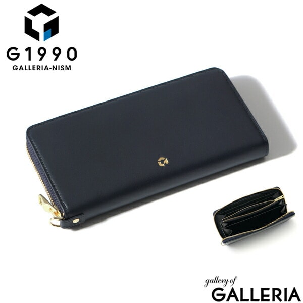長財布 メンズ G1990 Solace ソレス ROUND ZIP LONG WALLET FRACTALE CALTUS ラウンドファスナー 財布 小銭入れ 大容量 本革 革 牛革 レザー ジーイチキュウキュウゼロ B01003-01