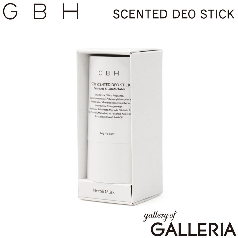 GBH ジービーエイチ デオドラント デオドラントスティック 制汗 化粧品 ケア 消臭 24g SCENTED DEO STICK
