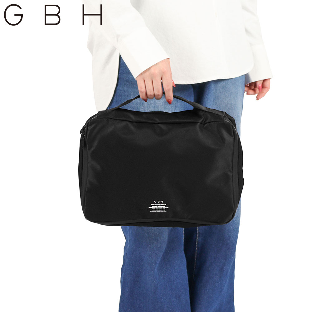 GBH ジービーエイチ ポーチ 旅行 パッキング シンプル トラベルポーチ 撥水 Mサイズ TRAVEL POUCH M