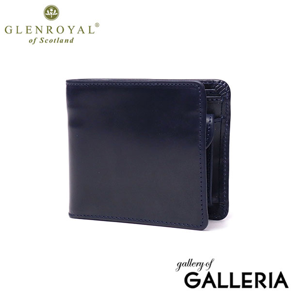 【正規品3カ月保証】 グレンロイヤル 二つ折り財布 メンズ レディース 折財布 小さめ GLENROYAL ブランド 大人 おしゃれ 上品 ミニ 財布 小銭入れ付き 札入れ カード入れ 本革 HIP WALLET WITH DIVIDER 03-6171