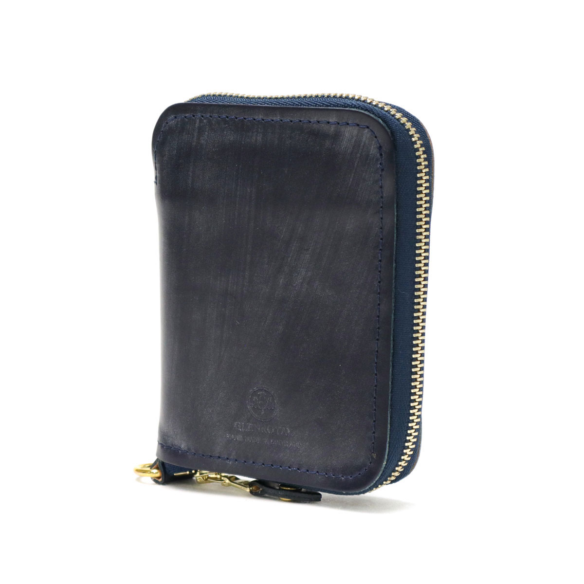 3カ月保証 グレンロイヤル 2つ折り財布 GLENROYAL ジップアラウンドスモールウォレット ZIP AROUND SMALL WALLET 財布 本革 小銭入れ付き ミニ 軽量 ラウンドファスナー メンズ レディース 03-5866