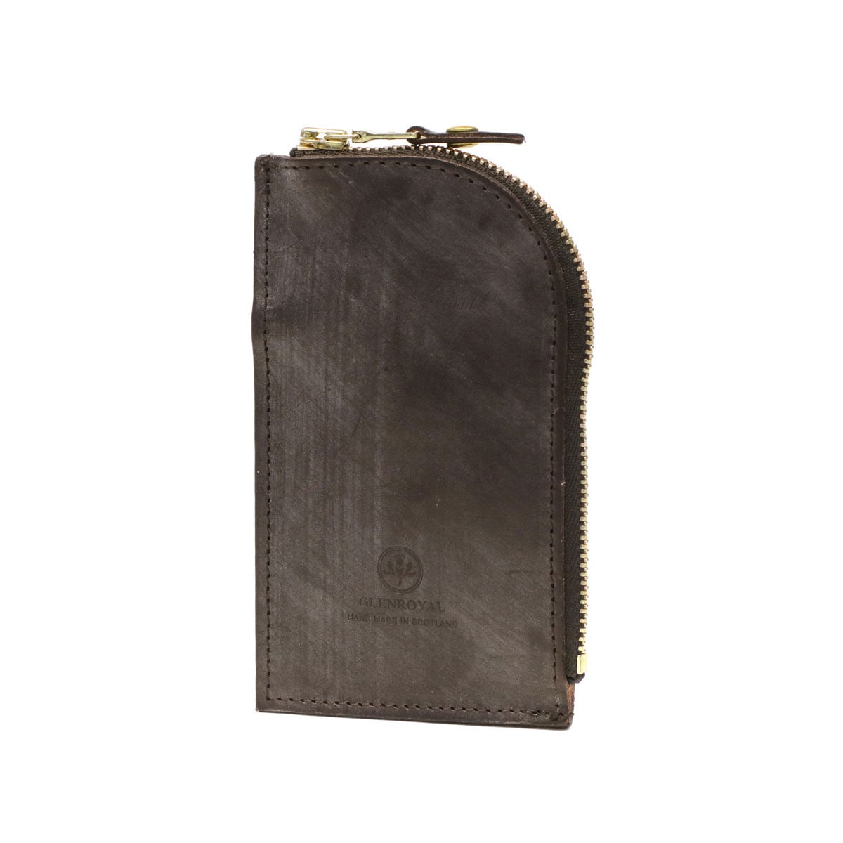 3カ月保証 グレンロイヤル キーケース GLENROYAL カードポケット付きキーケース ZIPPED KEY CASE W PKT ラウンドファスナー 本革 スマートキー 小銭入れ ミニ 軽量 メンズ レディース 03-6255