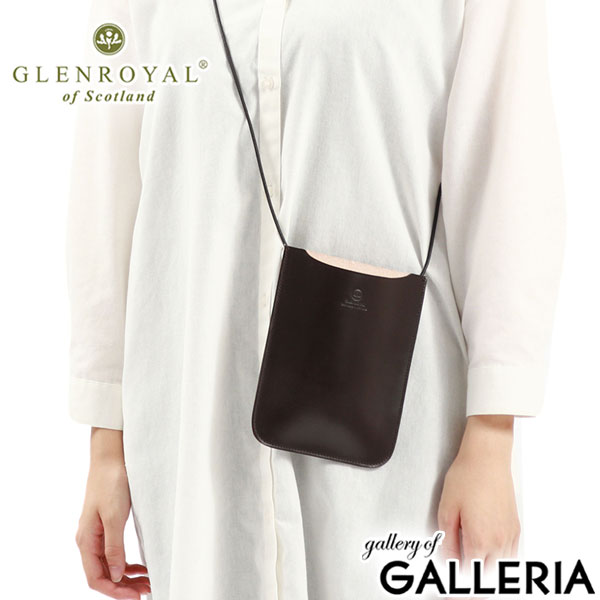 正規品3カ月保証 グレンロイヤル ショルダーバッグ メンズ レディース 斜めがけ ブランド GLENROYAL 小さめ 40代 50代 60代 かっこいい 本革 大人 軽量 革 レザー モバイルフォンショルダーバッグ 03-5822
