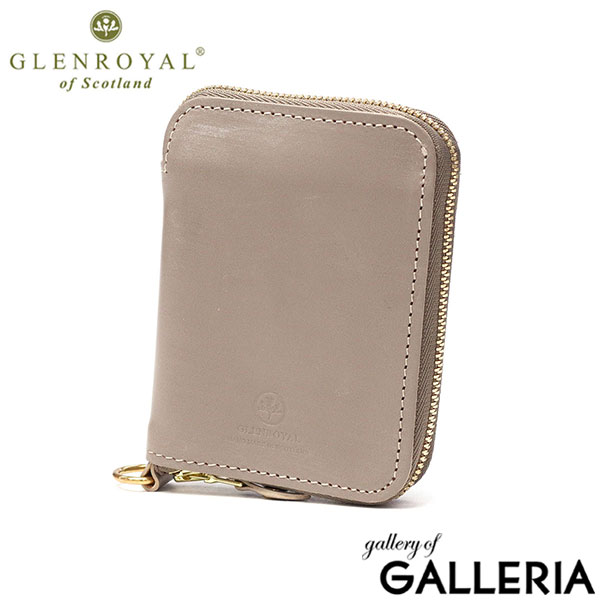 【正規品3カ月保証】 グレンロイヤル 財布 メンズ レディース コンパクト GLENROYAL 二つ折 二つ折り ブランド おしゃれ 本革 革 レザー ミニ財布 小銭入れあり ラウンドファスナー SMALL ZIP WALLET 03-5814