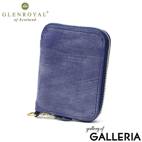 【正規品3カ月保証】 グレンロイヤル 財布 メンズ レディース コンパクト GLENROYAL 二つ折 二つ折り ブランド おしゃれ 本革 革 レザー ミニ財布 小銭入れあり ラウンドファスナー SMALL ZIP WALLET 03-5814
