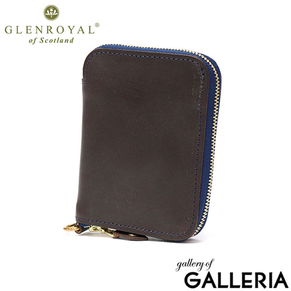 【正規品3カ月保証】 グレンロイヤル 財布 メンズ レディース コンパクト GLENROYAL 二つ折 二つ折り ブランド おしゃれ 本革 革 レザー ミニ財布 小銭入れあり ラウンドファスナー SMALL ZIP WALLET 03-5814