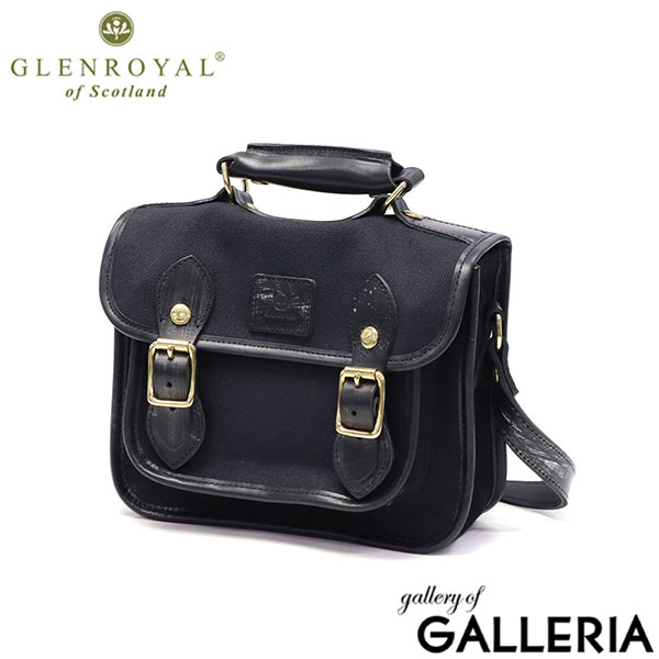 【正規品3カ月保証】 グレンロイヤル ショルダーバッグ レディース メンズ 斜めがけバッグ 小さめ GLENROYAL ブランド 大人 おしゃれ 上品 ミニ バッグ キャンバス生地 本革 A5 CANVAS SATCHEL 9INCH J2-0036