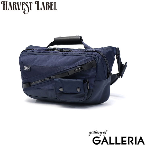 ハーヴェストレーベル ボディバッグ メンズ レディース 大容量 本革 HARVEST LABEL バッグ ブランド スリングバッグ 日本製 A5 斜めがけバッグ ショルダー ボディーバッグ 横 黒 おしゃれ ナイロン ReLoad Sling bag HGL-0183