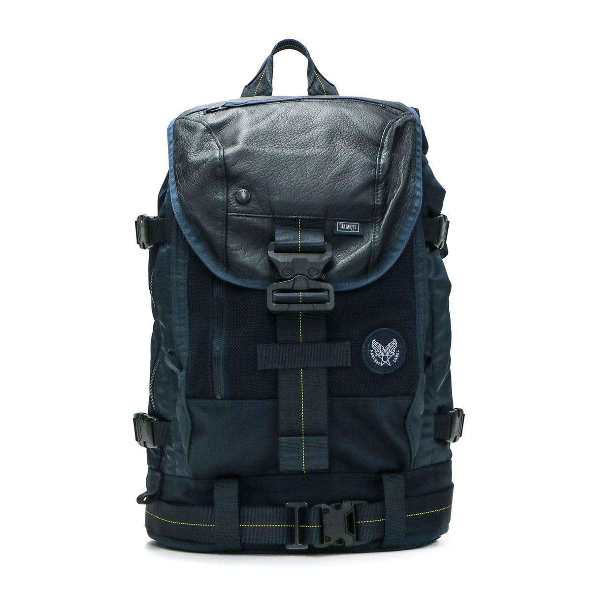 ハーヴェストレーベル バックパック HARVEST LABEL CUSTOM カスタム RUCKPACK リュックサック ミリタリーハーベストレーベル 大容量 PC収納 かぶせ 通勤 通学 日本製 メンズ HC-0107