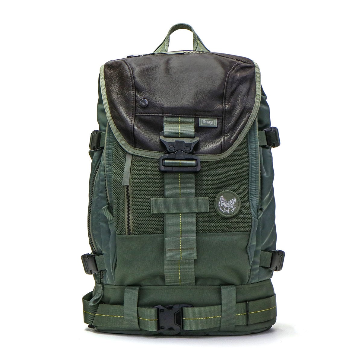 ハーヴェストレーベル バックパック HARVEST LABEL CUSTOM カスタム RUCKPACK リュックサック ミリタリーハーベストレーベル 大容量 PC収納 かぶせ 通勤 通学 日本製 メンズ HC-0107