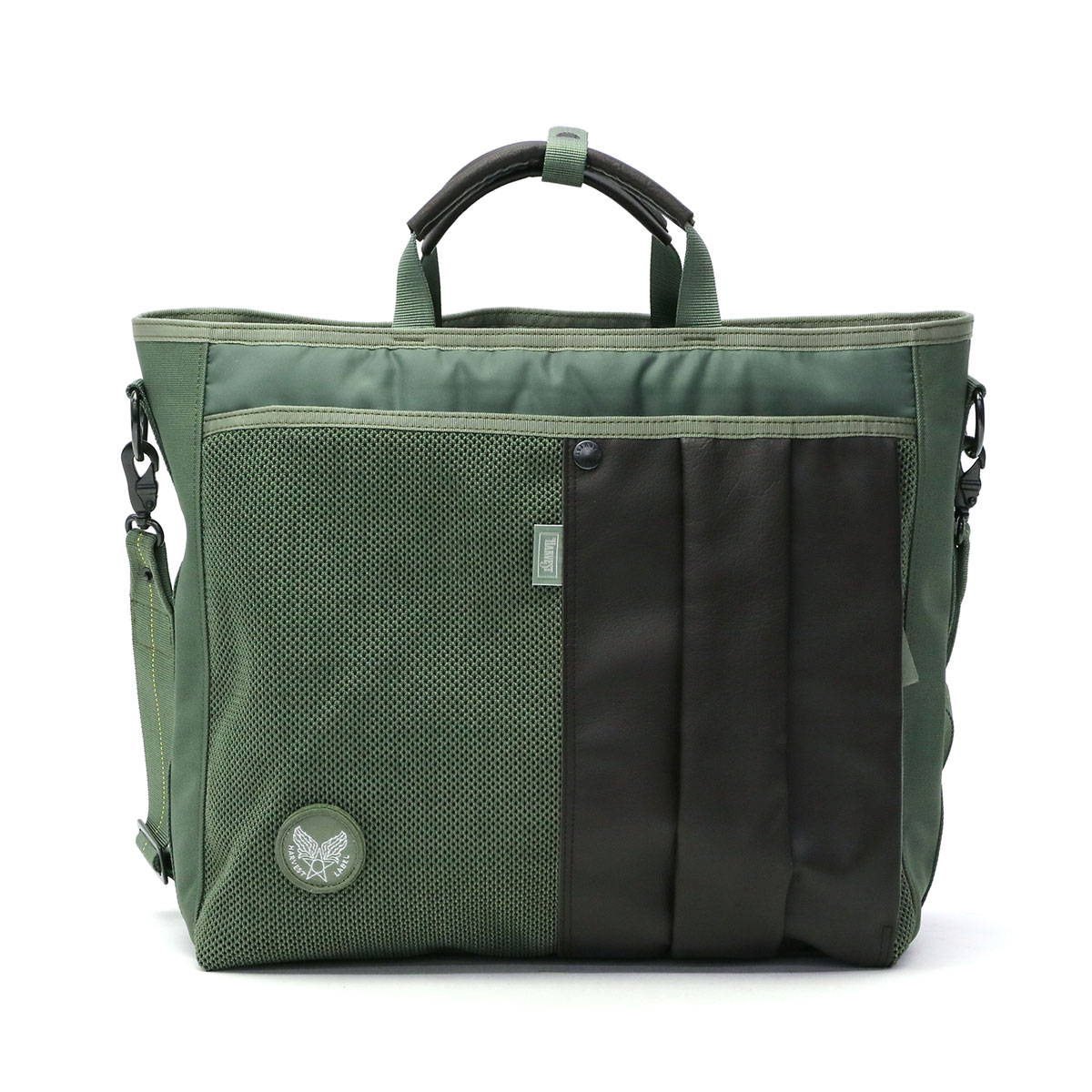 ハーヴェストレーベル 2WAYブリーフトート HARVEST LABEL CUSTOM カスタム 2-WAY TOTEブリーフケース トートバッグ ショルダー 斜めがけ 通勤 ビジネス ミリタリー メンズ ハーベストレーベル 日本製 HC-0109