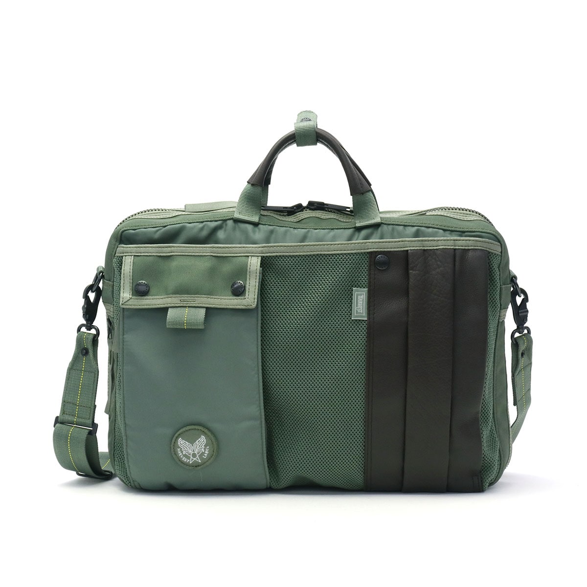 ハーヴェストレーベル 2WAYブリーフ HARVEST LABEL CUSTOM カスタム 2WAY BRIEF ブリーフケースショルダー 斜めがけ 通勤 ビジネス ミリタリー メンズ ハーベストレーベル 日本製 HC-0110
