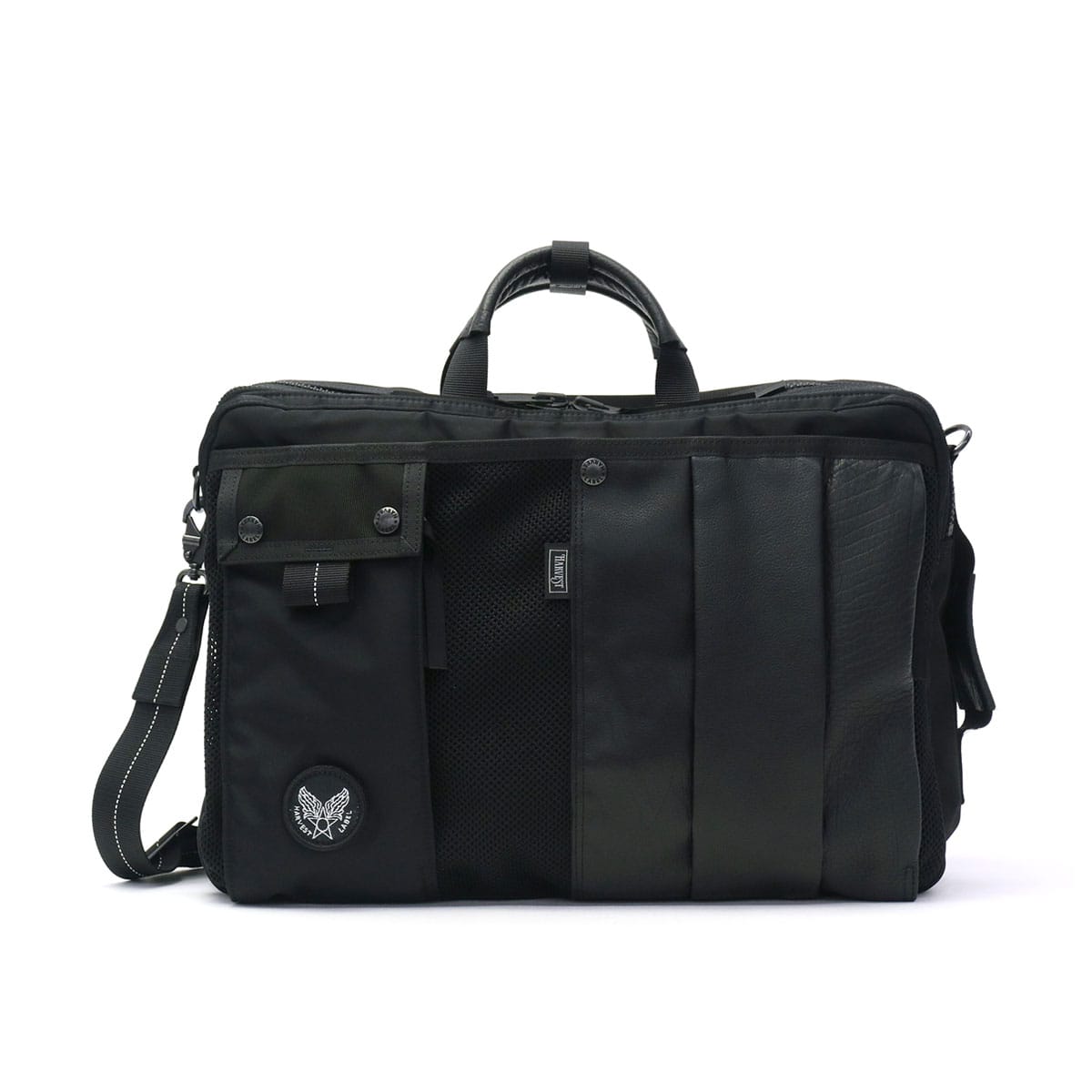 ハーヴェストレーベル 3WAYブリーフ HARVEST LABEL CUSTOM カスタム 3WAY BRIEF ブリーフケース斜めがけ ビジネスリュック 通勤 ビジネス ミリタリー メンズ 日本製 ハーベストレーベル HC-0111