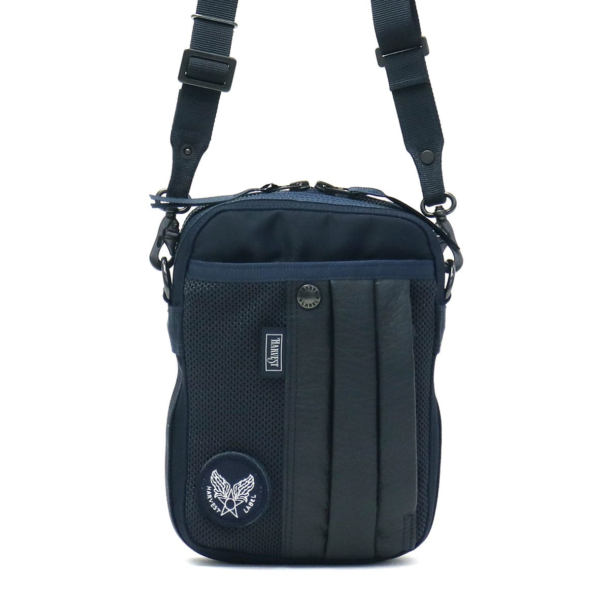 ハーヴェストレーベル ショルダーバッグ HARVEST LABEL CUSTOM カスタム MINI SHOLDER 2WAY斜めがけ ミニショルダー ポーチ ウエスト ミリタリー メンズ ハーベストレーベル 日本製 HC-0112