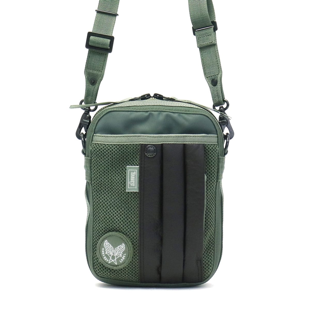 ハーヴェストレーベル ショルダーバッグ HARVEST LABEL CUSTOM カスタム MINI SHOLDER 2WAY斜めがけ ミニショルダー ポーチ ウエスト ミリタリー メンズ ハーベストレーベル 日本製 HC-0112