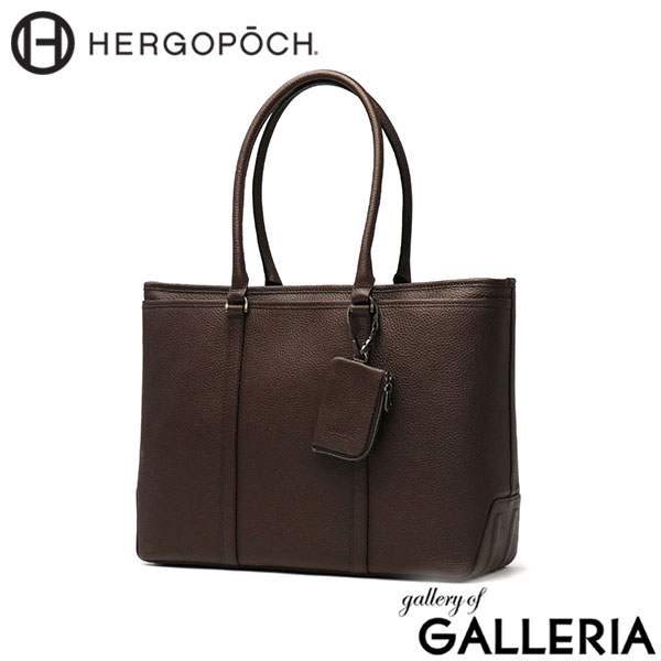 正規取扱店 エルゴポック トートバッグ メンズ レディース 大きめ A4 B4 ファスナー付き ビジネスバッグ HERGOPOCH 通勤バッグ トート レザー 大容量 ブランド 本革 ビジネス 通勤 日本製 HM-TT