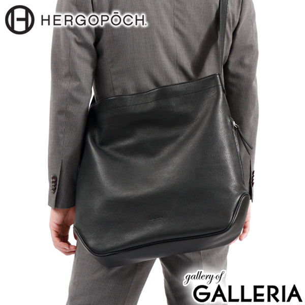 正規取扱店 エルゴポック ショルダーバッグ メンズ レディース 大容量 斜めがけバッグ ブランド 大きめ HERGOPOCH バッグ 大人 斜めがけ レザー 本革 革 日本製 アジャスタブルショルダーバッグ TC-AS