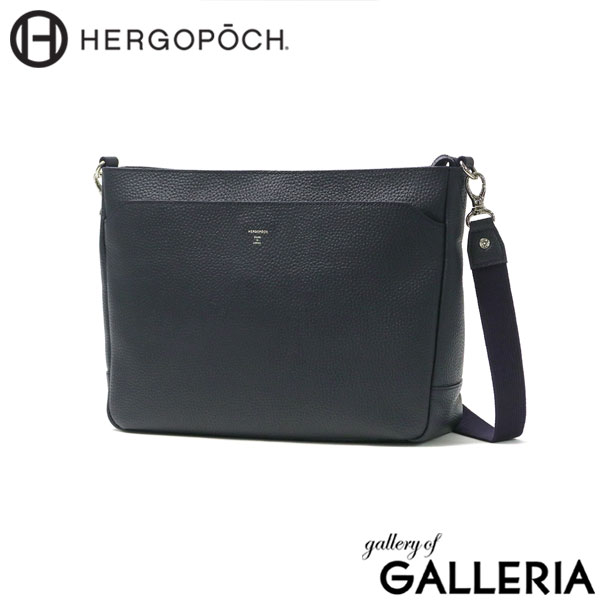 正規取扱店 エルゴポック ショルダーバッグ メンズ レディース 斜めがけ HERGOPOCH ブランド 大きめ 牛革 本革 日本製 2WAY 大人 40代 50代 A4 ベーシックショルダーバッグA4 ER-SLM2