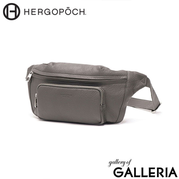 【正規取扱店】 エルゴポック ボディバッグ メンズ 本革 革 レザー HERGOPOCH ブランド 50代 かっこいい 小さめ ワンショルダー 斜めがけ 日本製 ソフトシュリンクレザー ウエストボディバッグver.2 TC-WBL2