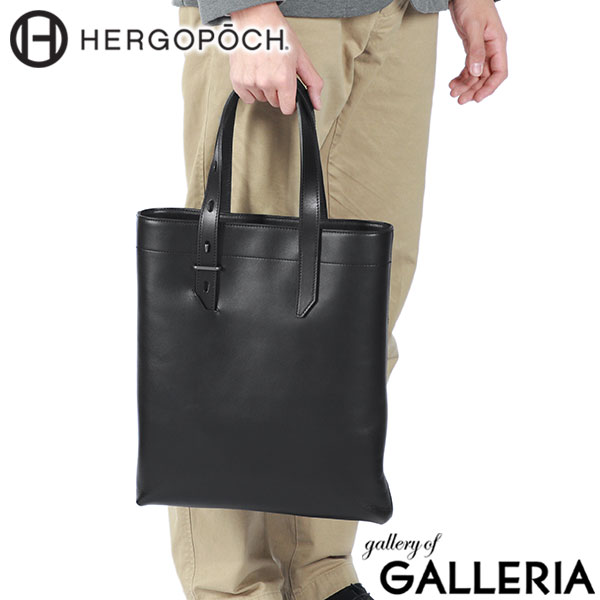 【正規取扱店】 エルゴポック トートバッグ メンズ 大きめ A4 ブランド HERGOPOCH 縦型 縦 本革 カジュアル シンプル かっこいい 革 レザー 大人 日本製 ベジタブルタンニンレザー スリムトートバッグ MG2-ST