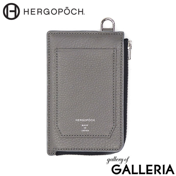 【正規取扱店】 エルゴポック カードホルダー 財布 HERGOPOCH ブランド カードケース 薄型 小銭入れ 本革 レザー メンズ ミニ財布 おしゃれ スリム TC ソフトシュリンクレザー ファスナーカードホルダー TCW-FC