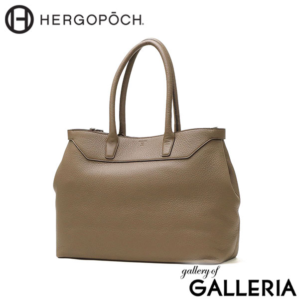 【正規取扱店】 エルゴポック トートバッグ メンズ B4 大きめ ブランド HERGOPOCH トート バッグ レザー カジュアル 本革 牛革 革 ビジネス 軽量 TL トリヨンラグーン シュリンクレザー トートバッグM TL-TTM