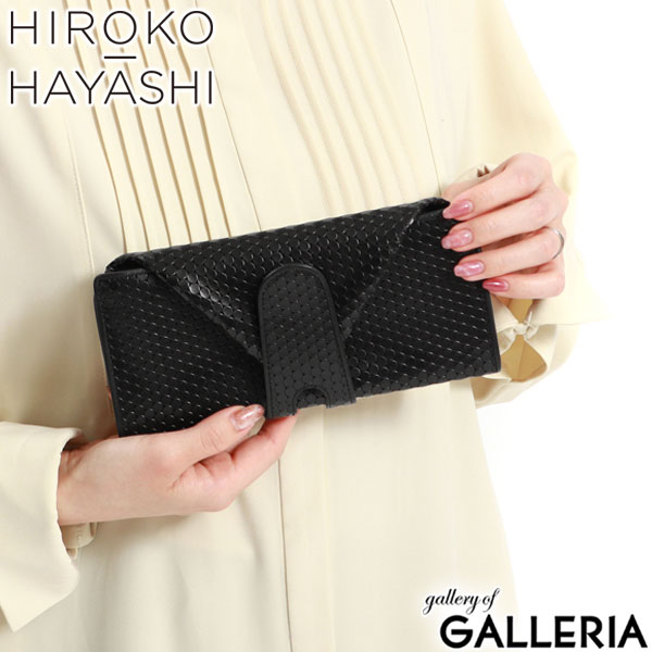 ヒロコ ハヤシ 長財布 レディース メンズ HIROKO HAYASHI 財布 ギャルソン ブランド 大容量 本革 BOX型小銭入れ 小銭入れあり 軽量 軽い カード たくさん 黒 日本製 山羊革 CARDINALE 711-07833