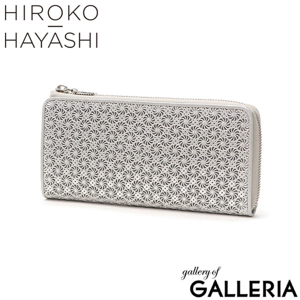 ヒロコ ハヤシ 財布 長財布 レディース 本革 HIROKO HAYASHI 大容量 ブランド L字ファスナー L字 黒 上品 高級感 おしゃれ 小銭入れあり カード プレゼント 女性 日本製 GIRASOLE ファスナー式長財布 709-41946