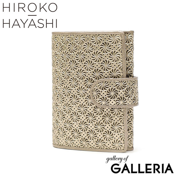 ヒロコ ハヤシ 財布 レディース 革 本革 レザー ブランド HIROKO HAYASHI 二つ折り 小銭入れ カード入れ 小さい 小さめ コンパクト 軽量 軽い おしゃれ 上品 大人 日本製 GIRASOLE 二つ折り財布 709-41952