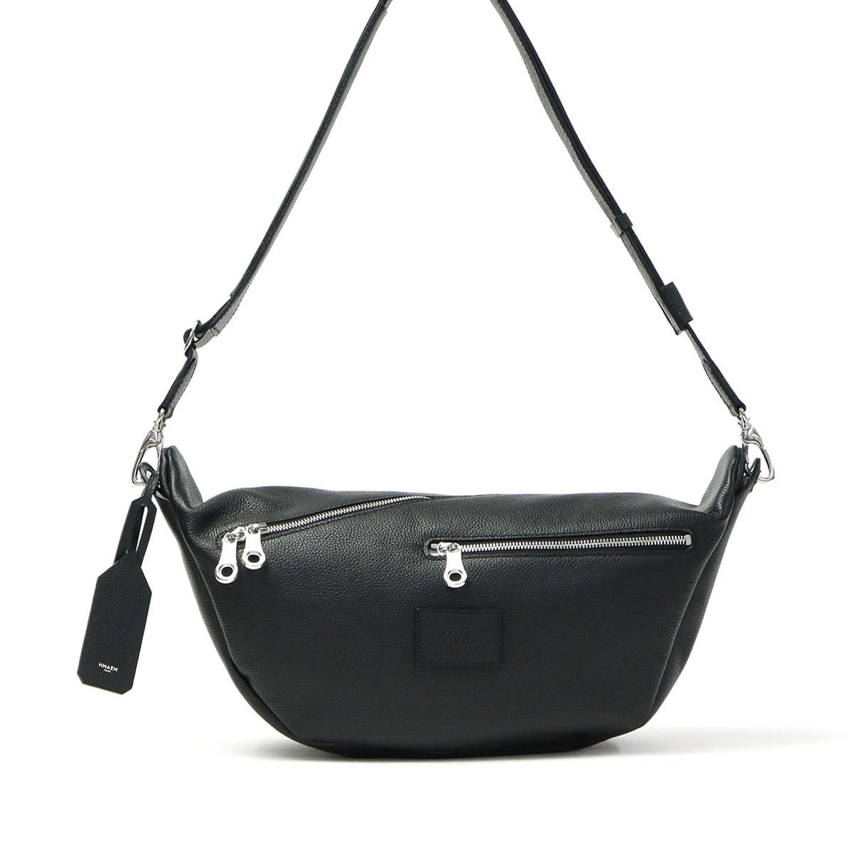 アエナ ショルダーバッグ HMAEN ボディバッグ 本革 革 レザー SLBi ZEPPELIN ツェッペリン 斜めがけ 軽量 軽い日本製 メンズ レディース