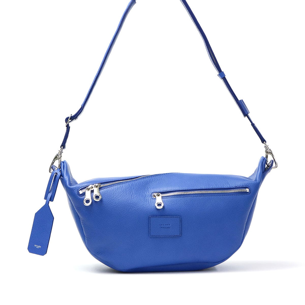 アエナ ショルダーバッグ HMAEN ボディバッグ 本革 革 レザー SLBi ZEPPELIN ツェッペリン 斜めがけ 軽量 軽い日本製 メンズ レディース