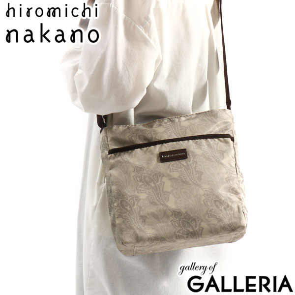 ヒロミチナカノ ショルダーバッグ レディース ブランド 軽量 斜めがけ 大人 hiromichi nakano バッグ ナカノ ヒロミチ 軽い A5 ミニショルダーバッグ 縦型 グレー かわいい 斜め掛けバッグ 使いやすい ラコルト 63691