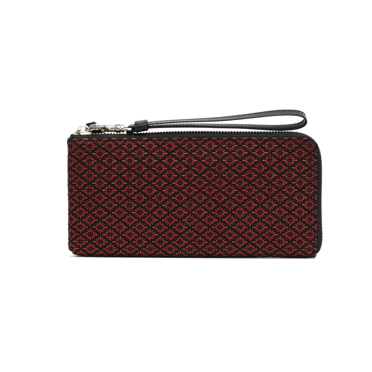 印傳屋 財布 印伝 インデンヤ INDEN-YA 印傳屋 長財布 薄い L字ファスナー スマホウォレット レディース メンズ上原勇七甲州印伝 和小物 和柄 革 日本製 5028