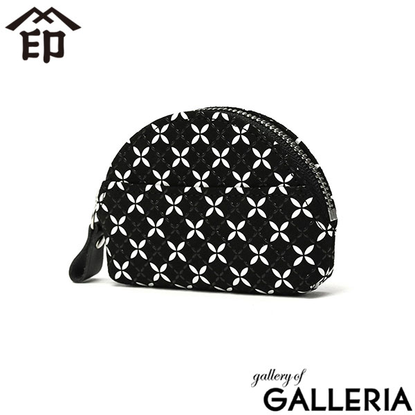 印傳屋 小銭入れ 印伝 印伝屋 インデンヤ INDEN-YA そよか 財布 コインケース ミニ財布 本革 鹿革 革 レザー 漆 ファスナー 軽量 小さい ミニ 上原勇七 甲州印伝 七宝繋ぎ 和柄 上品 シンプル 日本製 レディース 8801