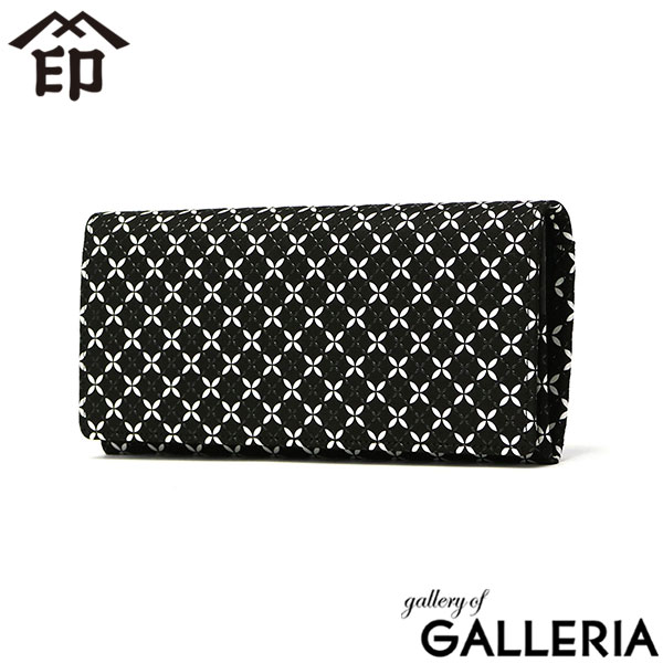 印傳屋 財布 印伝 印伝屋 インデンヤ INDEN-YA そよか 束入 長財布 ロングウォレット ロング 札入 フラップ 小銭入れあり 本革 鹿革 革 レザー 漆 軽量 上原勇七 甲州印伝 七宝繋ぎ 和柄 日本製 レディース 8806