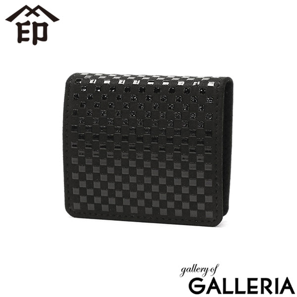 印傳屋 コインケース レディース メンズ INDEN-YA 小銭入れ 革 ブランド 本革 印伝 ミニ財布 おしゃれ ボックス ボックス型 漆 黒 緑 財布 小銭 コンパクト 日本製 上原勇七 甲州印伝 INISHIE 小銭入F 9901