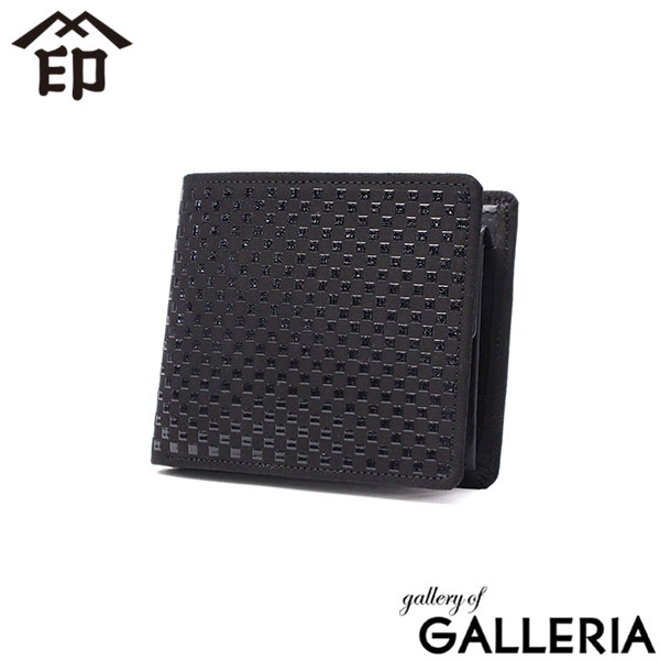 印傳屋 二つ折り財布 レディース メンズ ブランド 革 本革 鹿革 INDEN-YA 財布 二つ折り 小銭入れ カード 小さい コンパクト 日本製 大人 上品 おしゃれ 和風 和柄 漆 印伝 上原勇七 甲州印伝 INISHIE 札入J 9903